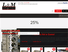 Tablet Screenshot of lmengines.com